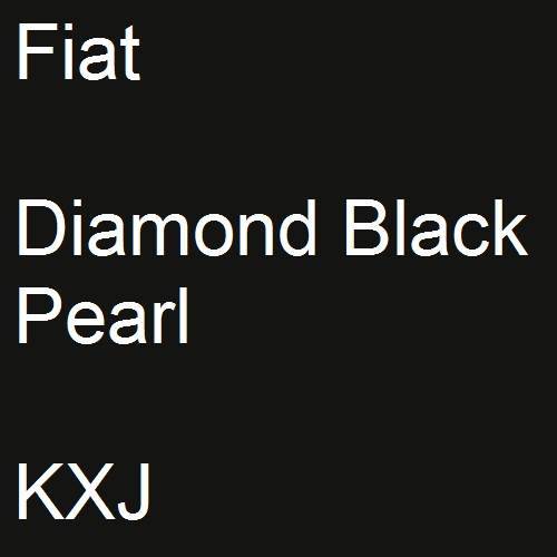 Fiat, Diamond Black Pearl, KXJ.